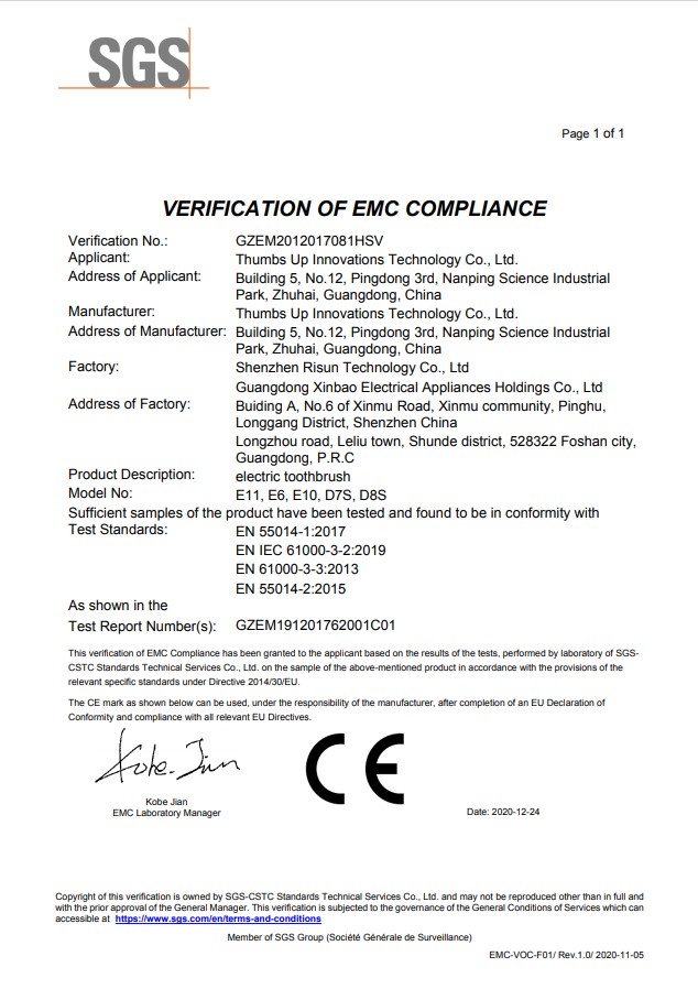 fairywill-e11-chung-nhan-an-toan-eu